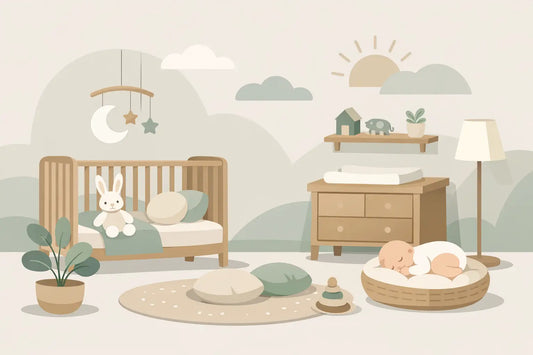 De beste babykamer kleuren voor een rustige kamer