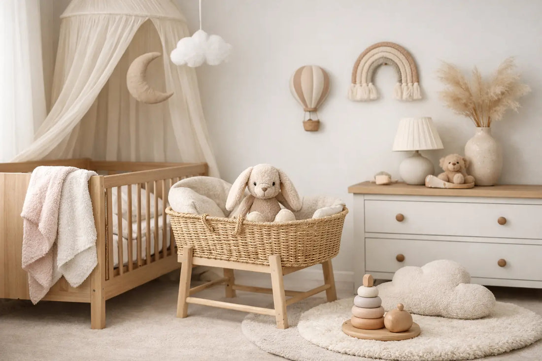 Babykamer decoratie met zachte kleuren kiezen