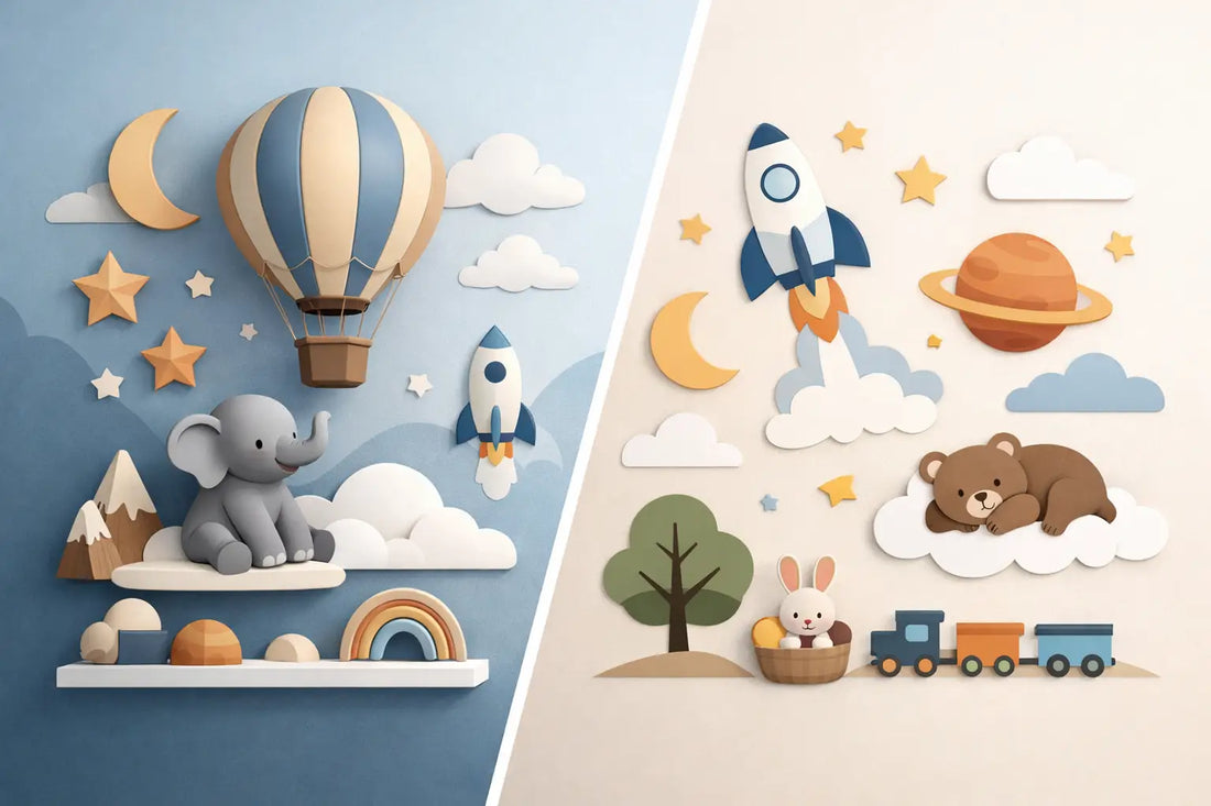 3D decoratie of sticker voor de kinderkamer?