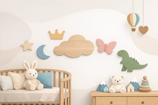 Babykamer wandletters op maat voor elke naam