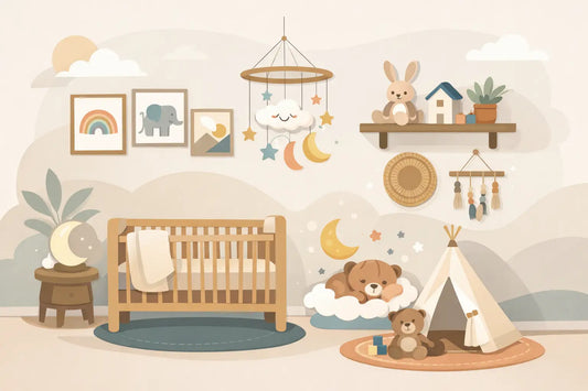 Welke wanddecoratie past in de babykamer?