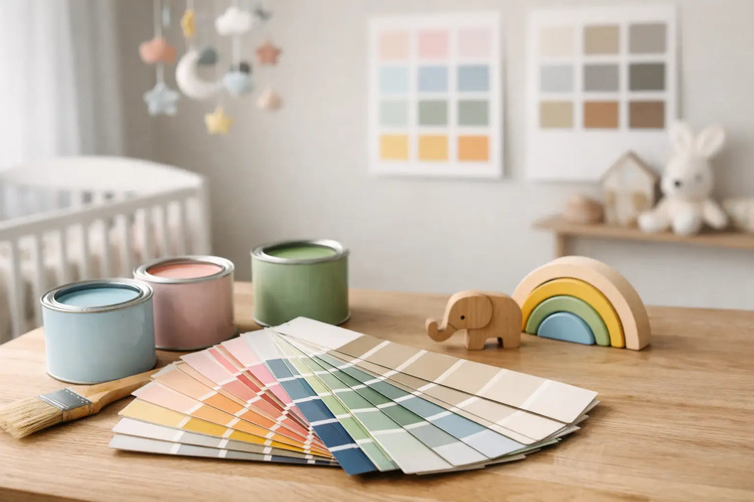 Beste kleuren voor babykamerbord kiezen