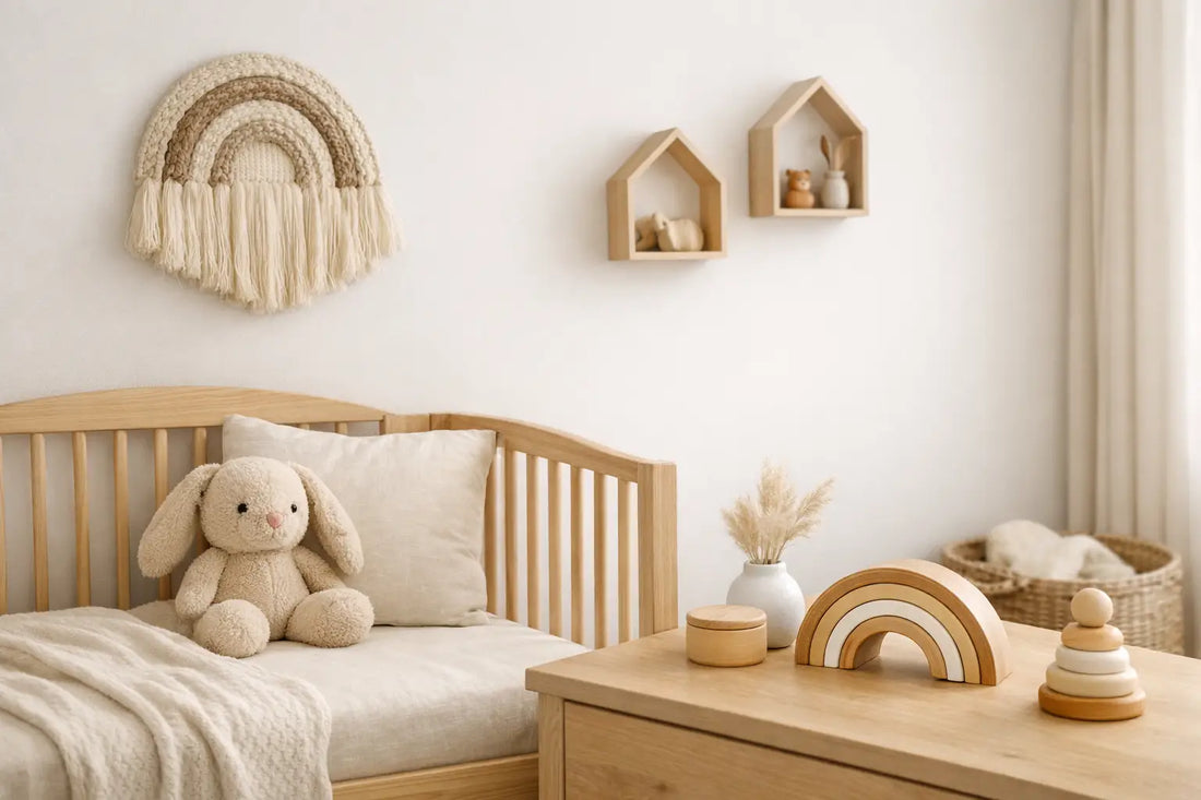 9 minimalistische babykamer decoratie ideeën