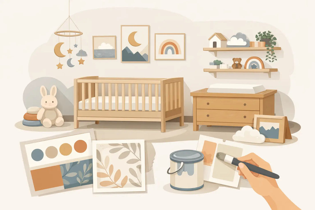 Complete gids voor babykamer muurstyling
